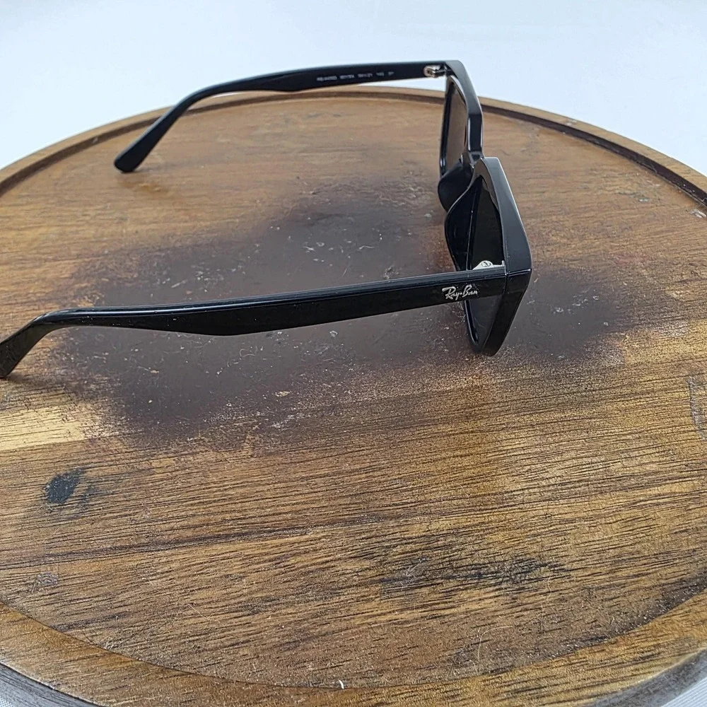 Ray-Ban RB4439D Sunglasses Mens 54-21-145 Black Green Polarized Square 901/9A
